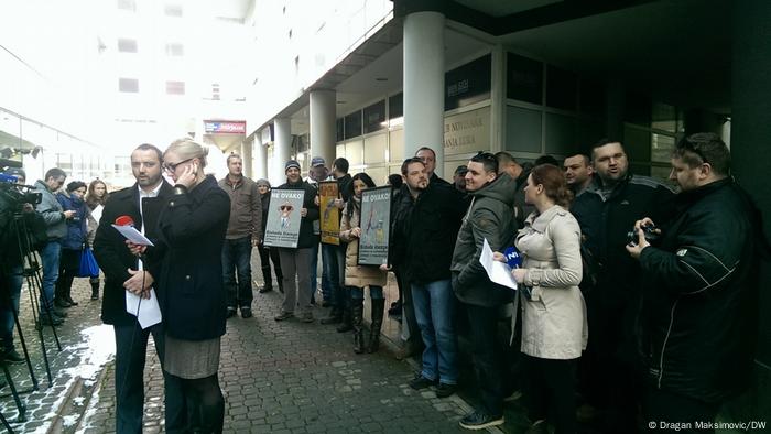 Jedan od protesta novinara za poboljšanje uslova rada